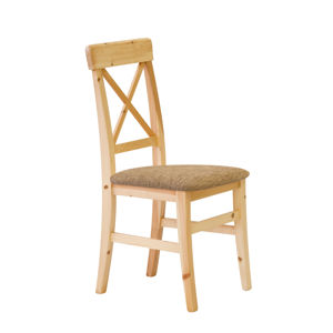 Židle LARISSA borovice masiv látka