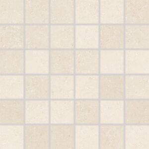Mozaika Rako Base 5×5 cm (set 30×30 cm) světle béžová DDM06431