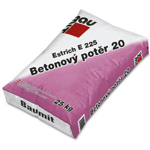 Potěr podlahový Baumit Betonový potěr 20 cementový 4 mm 25 kg
