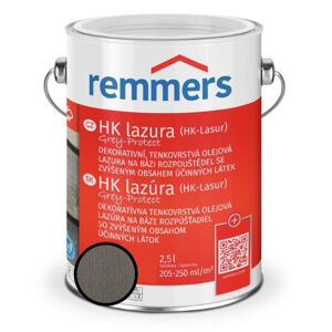 Lazura tenkovrstvá HK Lazura Grey Protect grafitová, 5 l