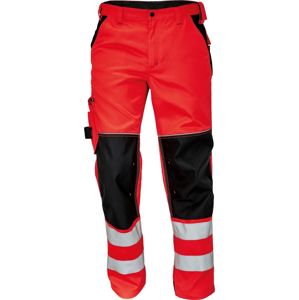 Kalhoty Cerva Knoxfield HV DW275 antracit/červená 64