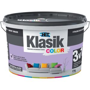 Malba interiérová HET Klasik Color fialový lila, 4 kg