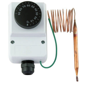 Provozní termostat Regulus 10772 0 - 90 °C s kapilárou 1,5m