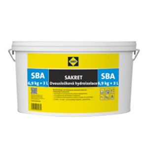 Dvousložková hydroizolace Sakret SBA, 3l + 6,9 kg