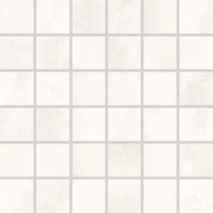Mozaika Rako Blend 5×5 cm (set 30×30 cm) bílá DDM06805