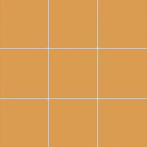 Dlažba Rako Color Two 10×10 cm světle oranžová matná GRS0K650