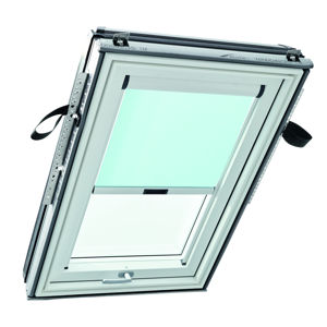Roleta vnitřní ROTO Exclusiv ZRE pro okna R4/R7 barva bílá 740×1180 mm