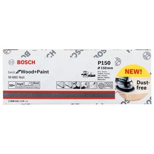 Mřížka brusná Bosch M480 Best for Wood and Paint 150 mm 150