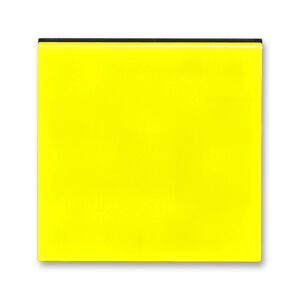Kryt stmívač s průzorem ABB Levit žlutá, kouřová černá