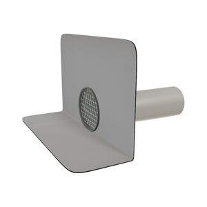 Balkónový chrlič s integrovaným PVC límcem o průměru 75 mm