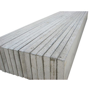Plotová betonová podhrabová deska hladká 2950x300x50 mm