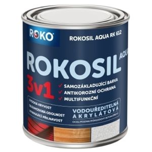 Barva samozákladující Rokosil Aqua 3v1 RK 612 antr. šedá, 0,6 l