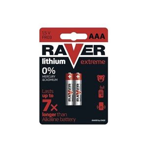Baterie FR03 AAA, Raver Lithium