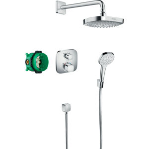 Systém sprchový termostatický Hansgrohe Croma Select E chrom 27294000