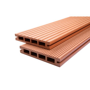 Prkno terasové dřevoplastové DŘEVOplus DUAL světlý dub 25×150×4000 mm