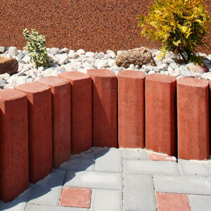 Palisáda betonová BEST PREMIUM standard červená 110×100×400 mm