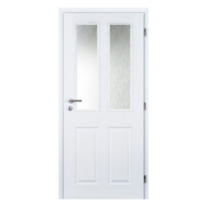 Dveře prosklené profilované Doornite ACHILLES pravé 600 mm bílé