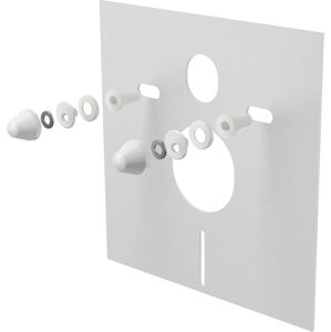 Deska izolační Alca M930 pro závěsné WC a bidet bílá
