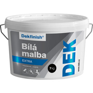 Malba interiérová DEKFINISH EXTRA 96% bílá, 7 kg