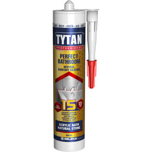Tmel silikonový Tytan PERFECT BATHROOM transparentní 280 ml