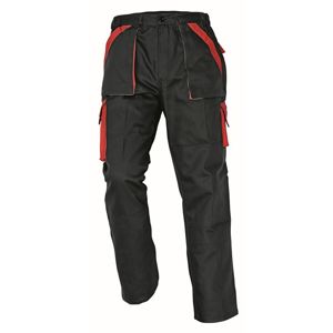 Kalhoty Cerva MAX černá/červená 50