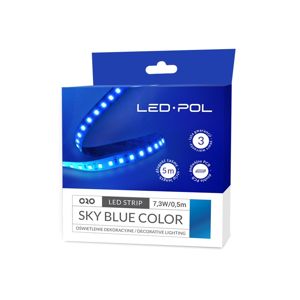 Pásek LED Led-Pol 12 V 14,6 W/m modrá