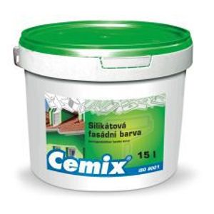 Silikátový fasádní nátěr Cemix na minerální podklady, bílý, 8kg