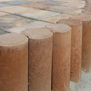 Palisáda betonová BEST RONDELA standard karamel 110×100×400 mm