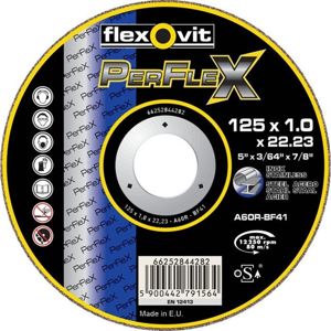 Kotouč řezný Flexovit PerFlex A46S-BF41 125×22,23×1,6 mm