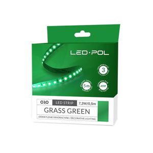 Pásek LED Led-Pol 12 V 14,6 W/m zelená