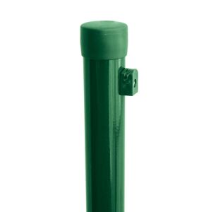 Sloupek kulatý Ideal Zn + PVC s příchytkou zelený průměr 48 mm výška 2,6 m