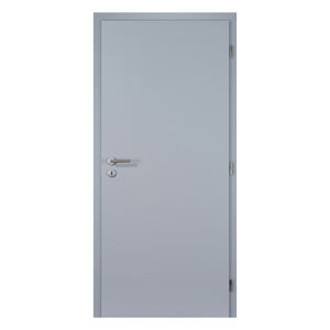 Dveře plné hladké Doornite DTD CPL šedé pravé 900 mm