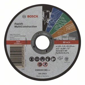 Dělicí kotouč Bosch Rapido Multi Construction 125×22,23 mm