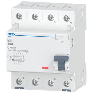 Chránič proudový OEZ LFE-40-4-300AC