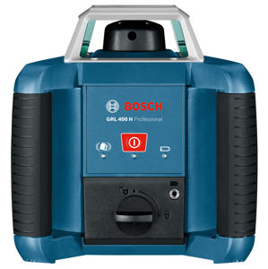 Laser rotační Bosch GRL 400 H + lať a stativ