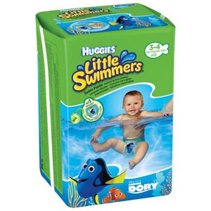 Dětské pleny HUGGIES Little Swimmers 3/4, 12 ks