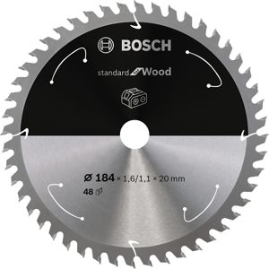 Kotouč pilový Bosch Standard for Wood AKU 184×20×1,6 mm 48 z.