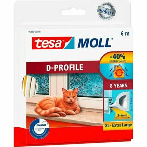 Těsnění Tesa Moll D profil 8×9 mm 6 m hnědá