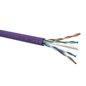 Kabel instalační Solarix CAT6 UTP nestíněný LSOH 500 m/bal.