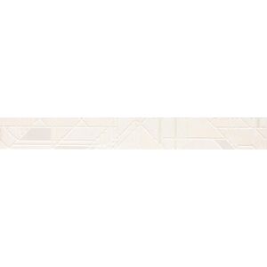 Listela Rako Extra 4,8×40 cm bílobéžová WLAMH719