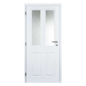 Dveře prosklené profilované Doornite ACHILLES levé 600 mm bílé