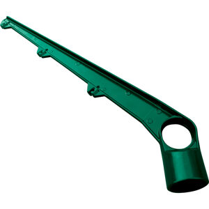 Bavolet jednostranný Ideal Al + PVC zelený na sloupek průměru 48 mm