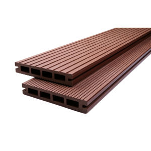 Prkno terasové dřevoplastové DŘEVOplus DUAL bangkirai 25×150×4000 mm