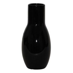 Váza keramická černá HL667306 - poslední kusy