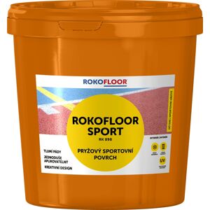 Povrch sportovní Rokofloor Sport žlutý, 12 kg/bal.