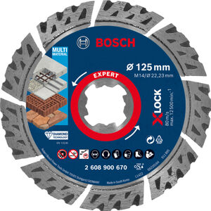 Kotouč řezný DIA Bosch Expert MultiMaterial X-LOCK 125×22,23×2,4×12 mm