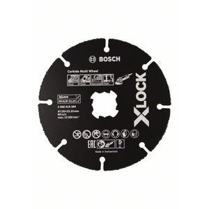 Kotouč řezný karbidový BoschProfessional Carbide Multi Wheel X-LOCK 125 mm