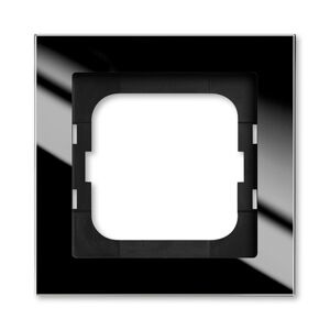 Rámeček ABB Busch-axcent jednonásobný sklo černé