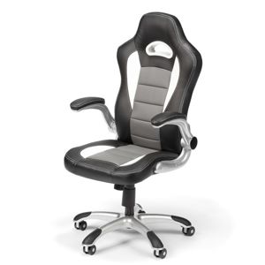 Kancelářská židle GAMING, černošedá - poslední kusy