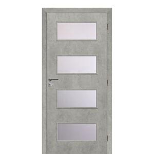 Dveře interiérové Solodoor SMART 17 pravé šířka 900 mm beton